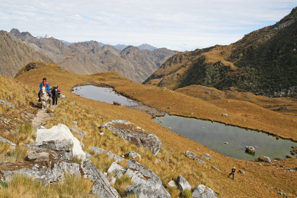 Trekking Cordillera Vilcabamba in der Region Cusco in Peru