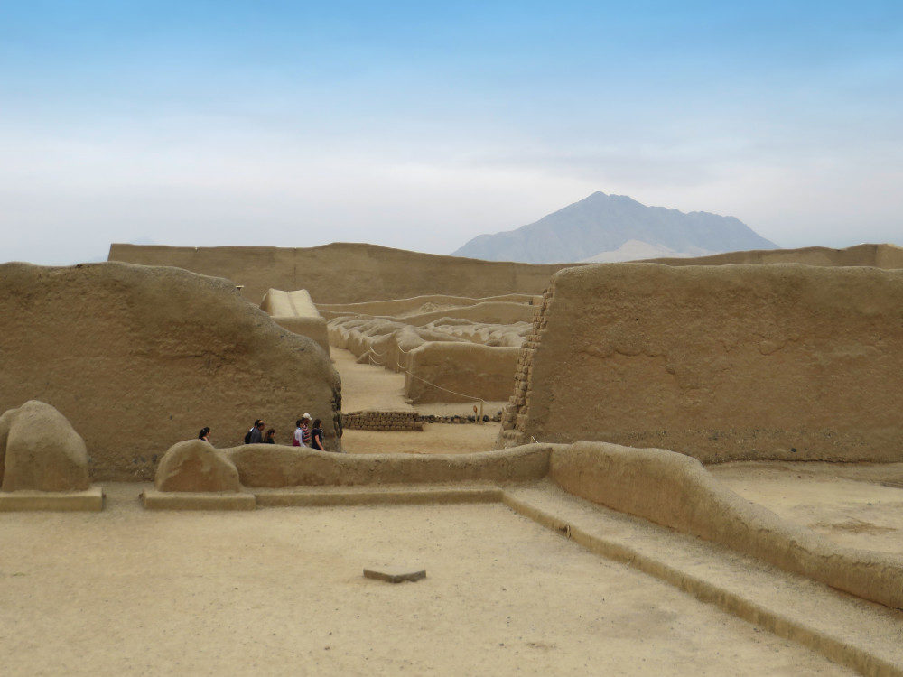 Die Chan Chan Ruinen im Norden Perus