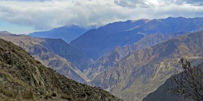 Der Colca Canyon-in den Anden in Peru