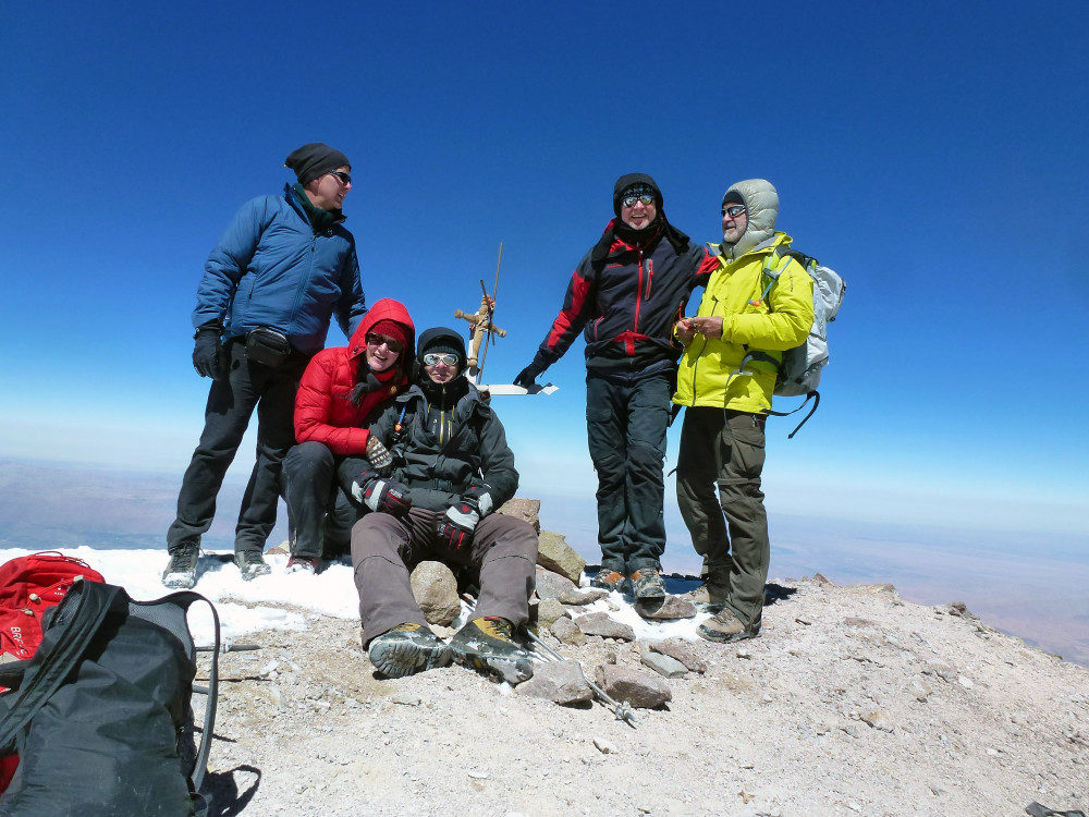 Auf dem Chachani Gipfel im Süden Peru's