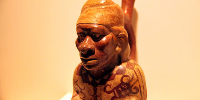Moche-Keramik im Larco Museum in Peru