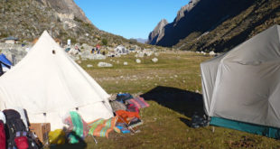 Santa Cruz Trek Camp Llamacorral in Peru